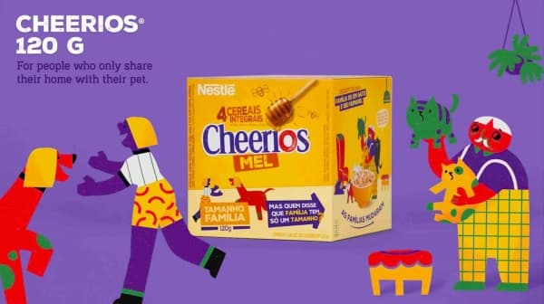 Portada de Cheerios y FCB Brasil redefinen el concepto de "tamaño familiar"