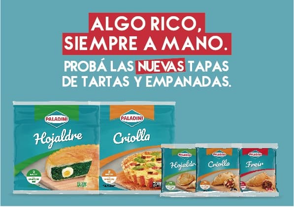 Portada de Paladini lanza al mercado su nueva línea de tapas para tartas y empanadas