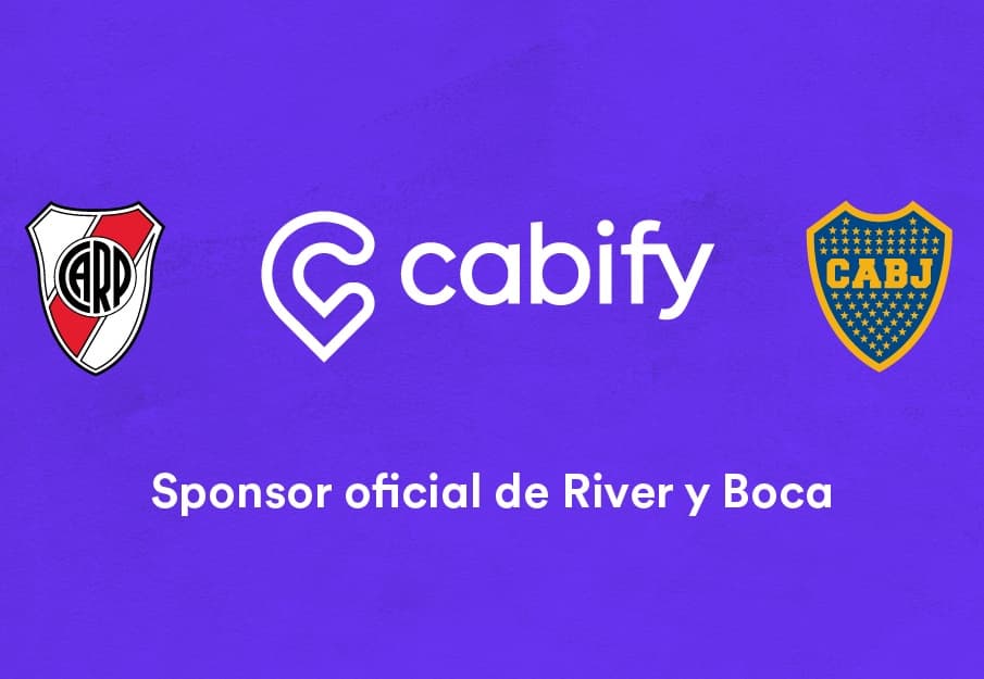 Portada de Cabify es el nuevo sponsor oficial de River y Boca