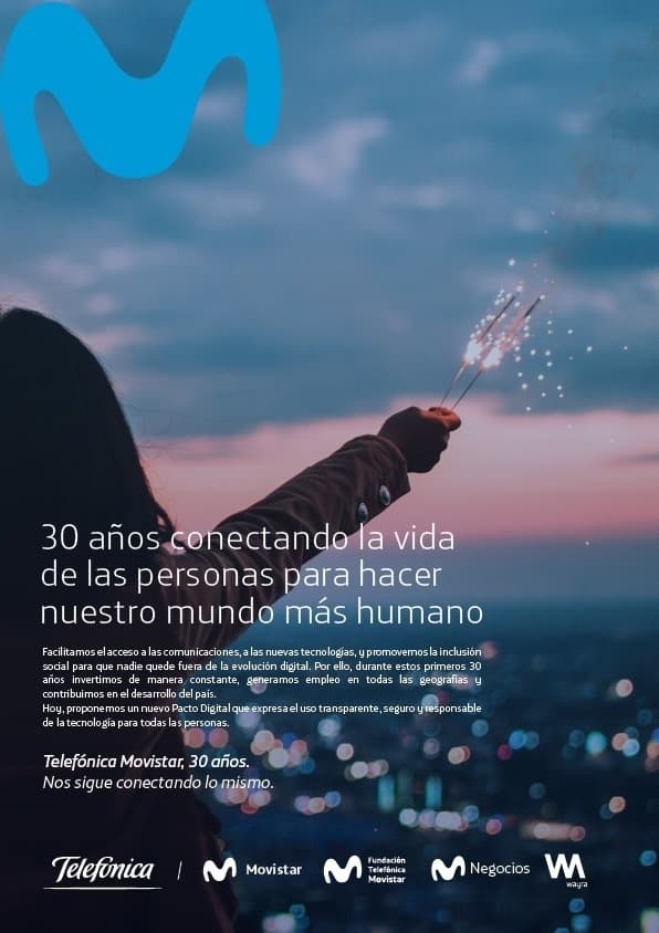 Portada de Telefónica Movistar cumple 30 años de operaciones en la Argentina