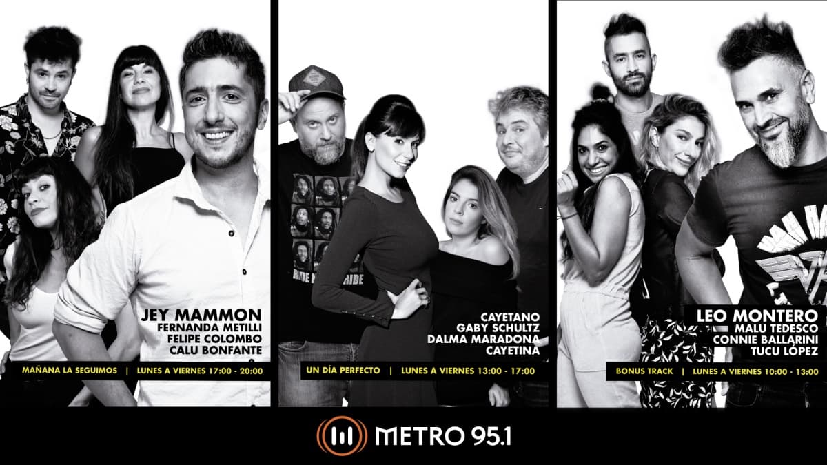 Portada de Metro 95.1 presenta sus nuevos programas: Un día perfecto, Mañana la seguimos y Bonus track