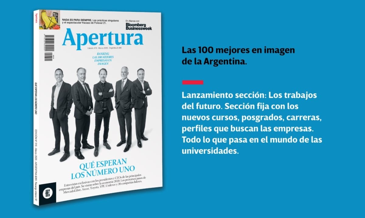 Portada de Especial de Apertura con las 100 empresas más admiradas