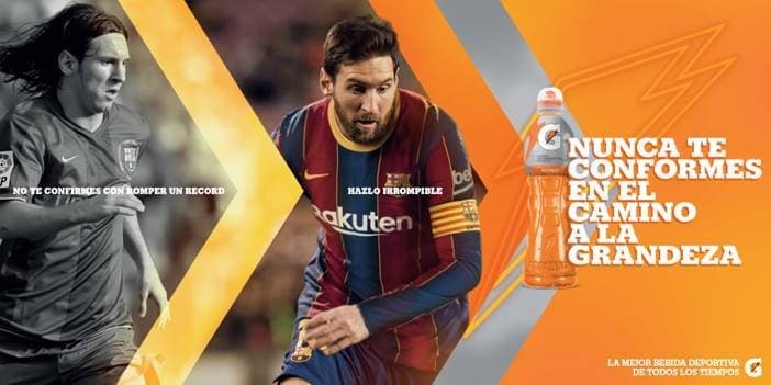 Portada de “No te detengas en tu camino a la grandeza”, la nueva campaña global de Gatorade