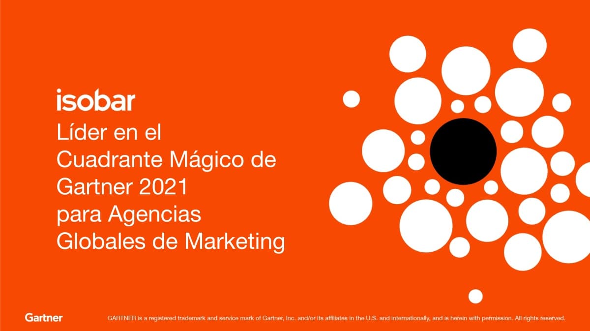 Portada de Isobar, en el Cuadrante Mágico de Gartner 2021 