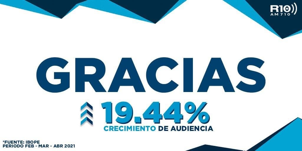 Portada de Radio 10 escala un puesto en el ranking de audiencia