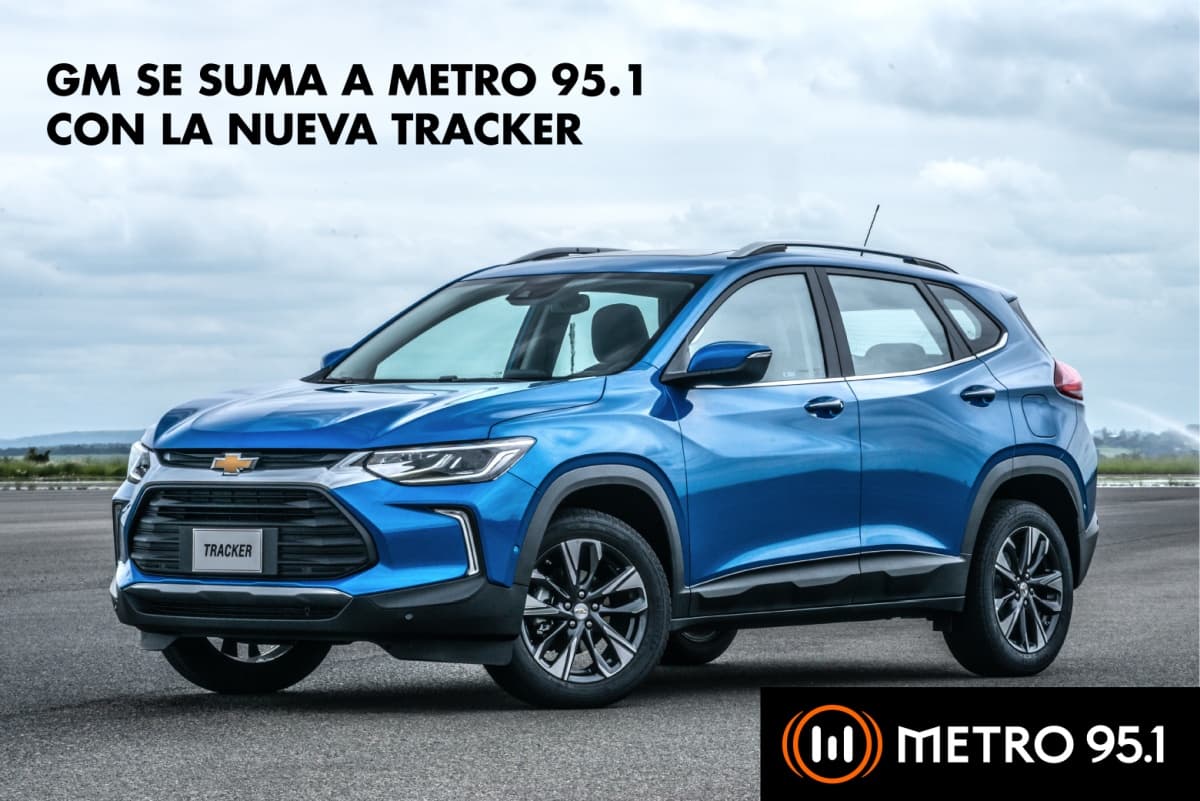 Portada de General Motors se suma a Metro 95.1 con la llegada de la nueva Tracker