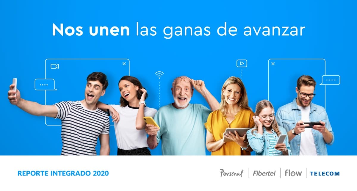 Portada de Telecom presenta su primer Reporte Integrado