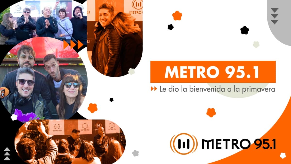 Portada de Metro 95.1 le dio la bienvenida a la primavera con una transmisión especial 