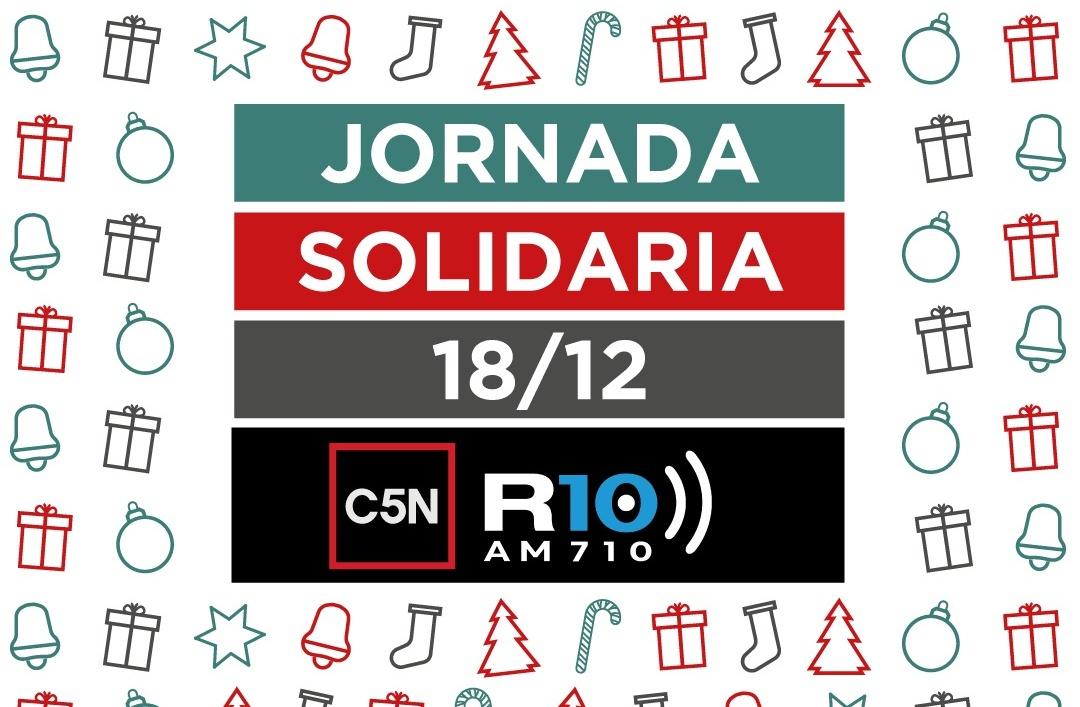 Portada de Acción solidaria de C5N y Radio 10 