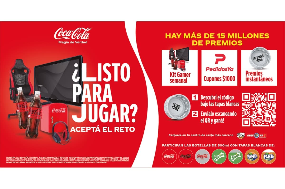 Portada de Coca-Cola lanza una campaña integral para presentar la promo “Destapá y Ganá”