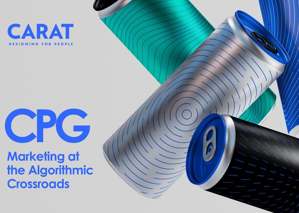 Portada de Carat presenta un informe sobre el marketing de consumo masivo en la Era Algorítmica