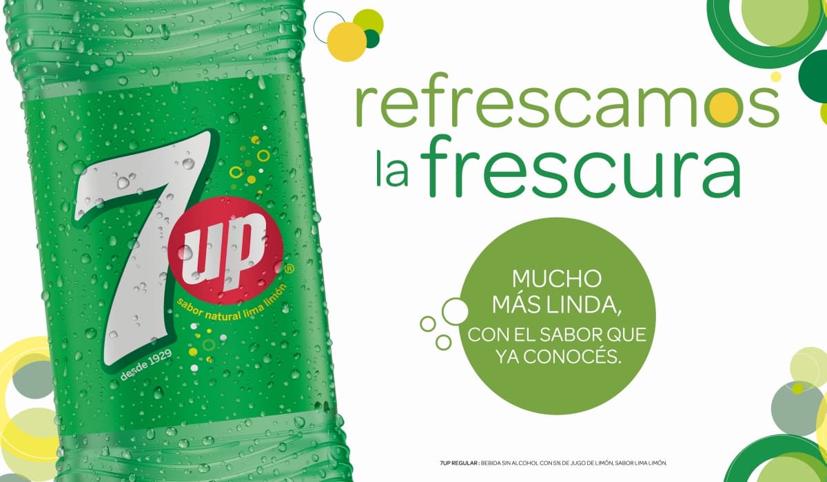 Portada de 7UP se renueva y presenta su nueva identidad visual