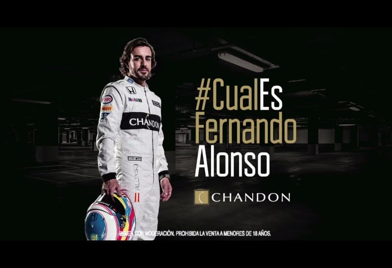 Portada de HUMAN junto a Moët Hennessy presenta la develación de la campaña digital #Cualesfernandoalonso para Chandon