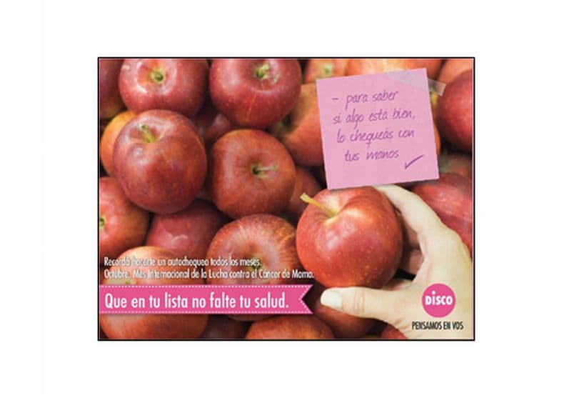 Portada de Campaña de Disco en la lucha contra el cáncer de mama 