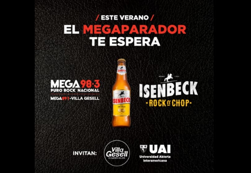 Portada de #Megaparador Isenbeck Rock and Chopp en Villa Gesell