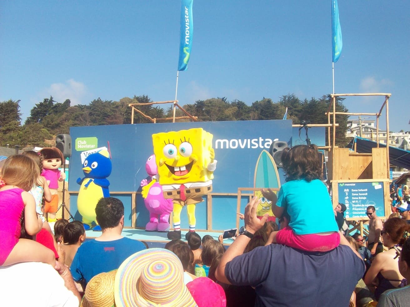 Portada de Nickelodeon junto a Movistar y Camps Kids en Chile