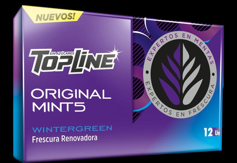 Portada de Arcor presenta los nuevos Topline Original Mints