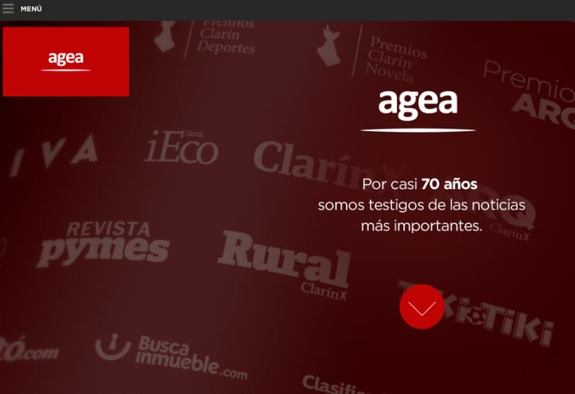 Portada de AGEA presenta su nuevo sitio web