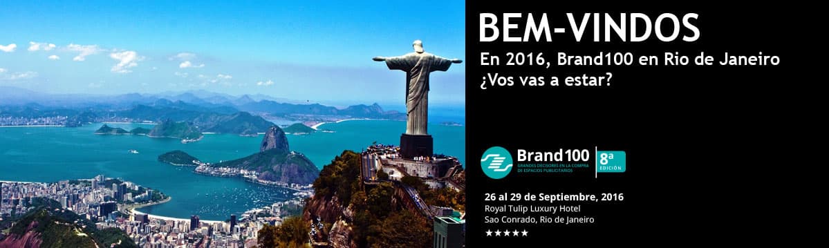 Portada de En 2016, Brand100 Argentina en Rio de Janeiro