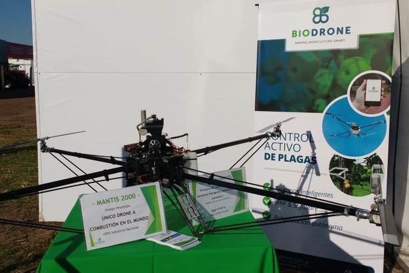 Portada de BioDrone, empresa invertida por CITES, presentó el primer prototipo de drone a combustión del mundo 