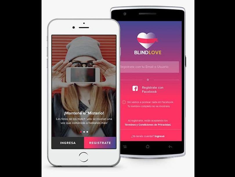 Portada de BlindLove, nueva app de citas online