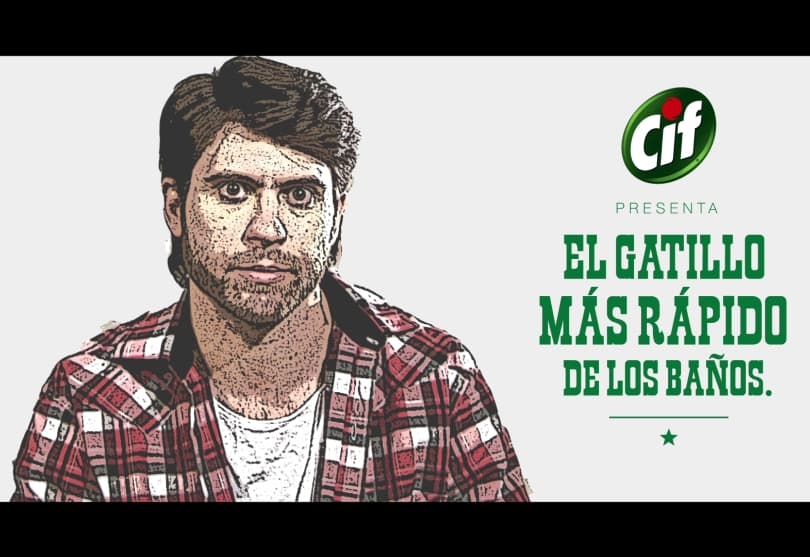 Portada de “El Gatillo más rápido de los Baños”, lo nuevo de 361 Argentina y Socialive para Cif Baño