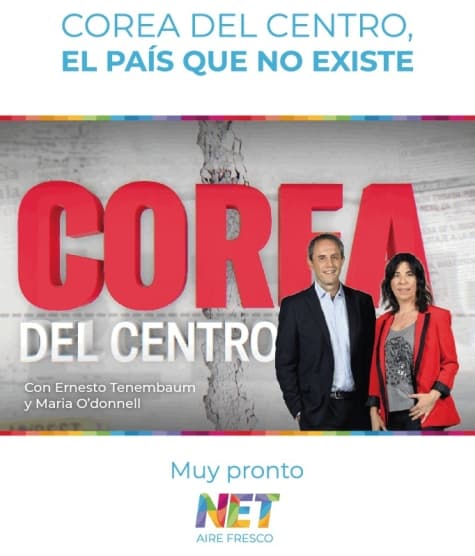 Portada de NET TV presenta Corea del centro