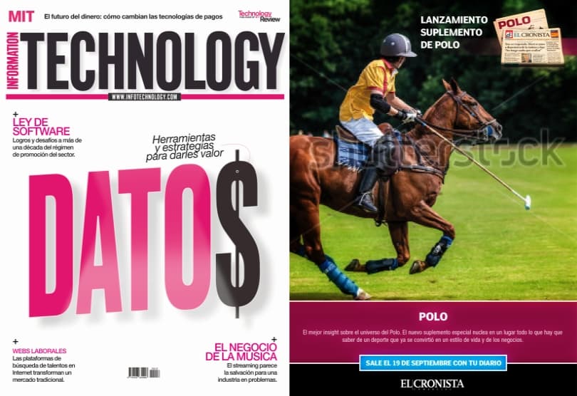 Portada de En septiembre, nueva edición de Information Technology, y en Octubre, nuevo suplemento POLO 