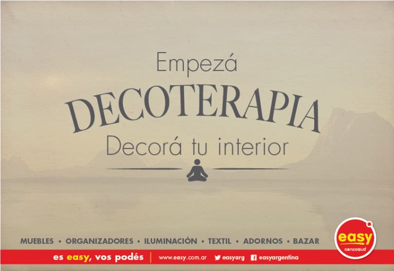 Portada de Easy propone una “Decoterapia” para el hogar, campaña creada por Don.