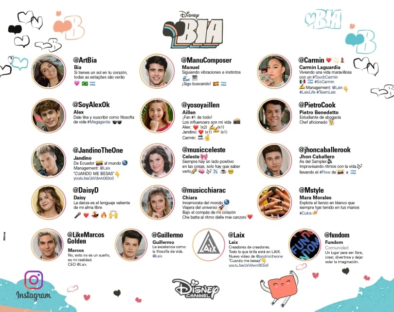 Portada de “Disney Bia” presenta contenidos en Instagram previo a su estreno en Disney Channel