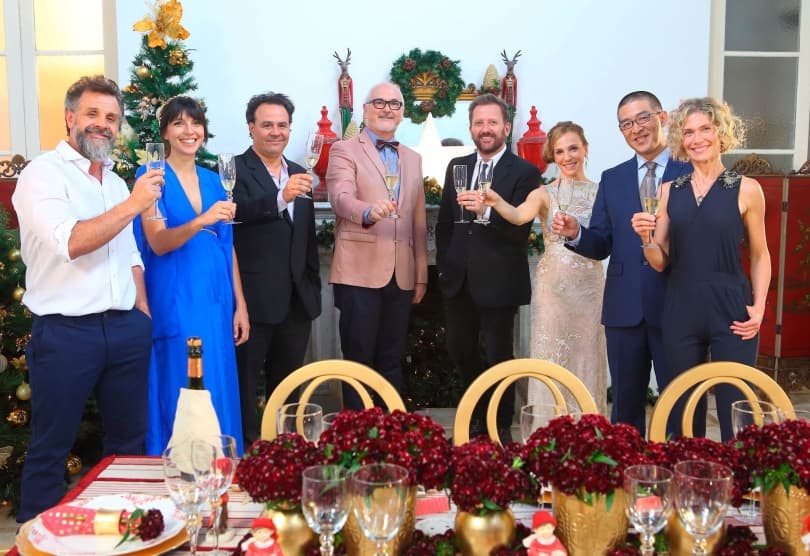 Portada de El Gourmet reunió a sus chefs para grabar el saludo institucional para las fiestas