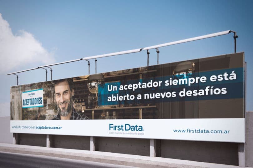 Portada de "Aceptadores", la primera campaña de posicionamiento de First Data, creada por Stuka Racuda