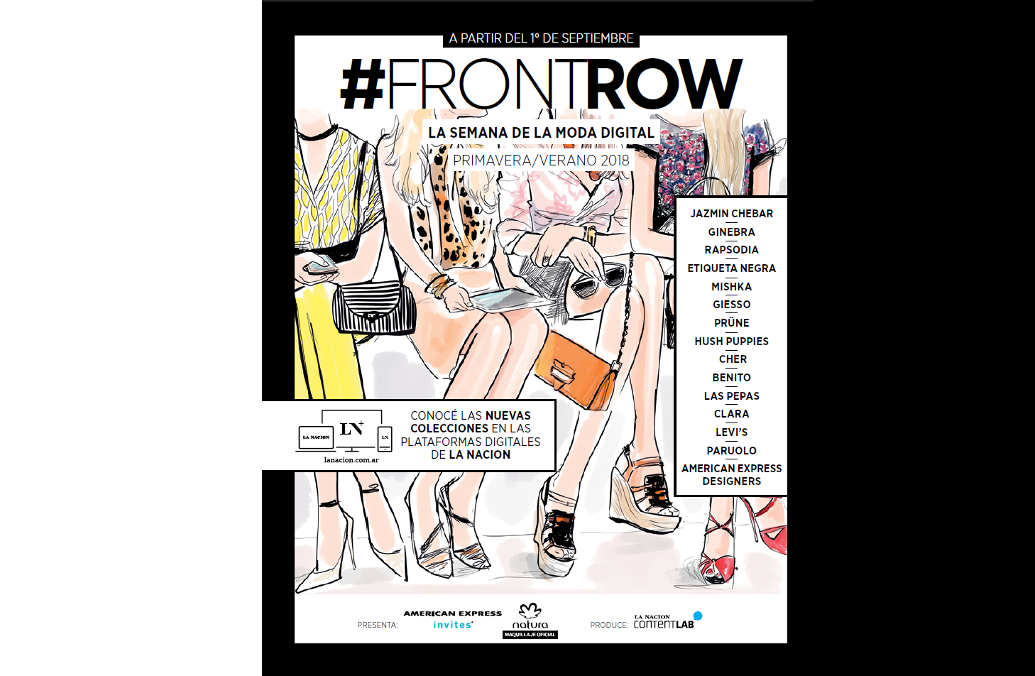 Portada de #FRONTROW: la semana de la moda digital