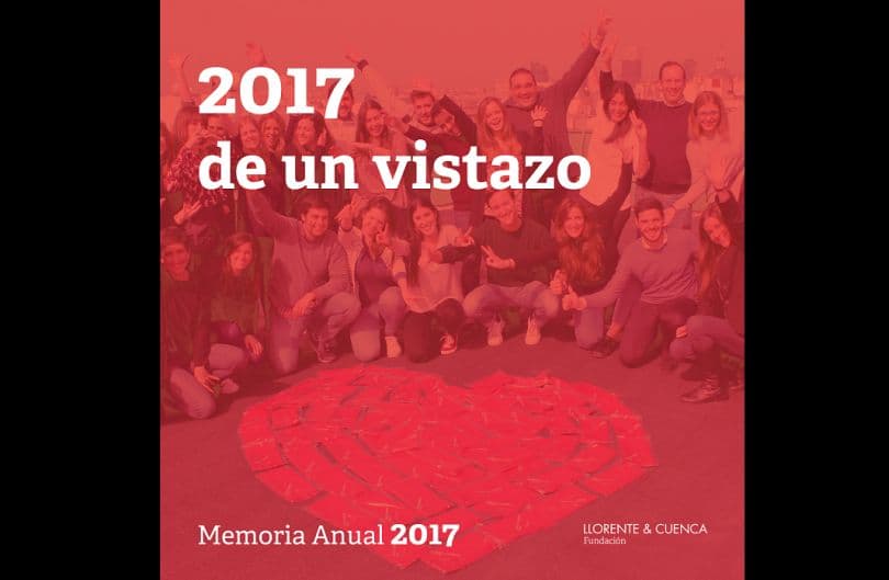 Portada de Fundación Llorente & Cuenca lanza memoria anual creada para Instagram