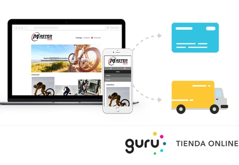 Portada de gurú presenta una nueva solución: Tienda, ecommerce para Pymes