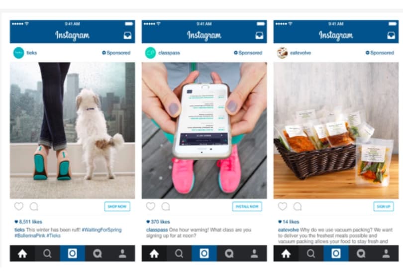 Portada de Instagram lanza los anuncios en Argentina 