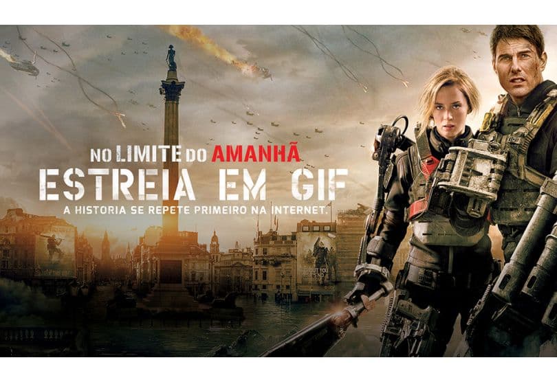 Portada de JWT Brasil crea una acción con gifs para el lanzamiento del film “No Limite do Amanhã”