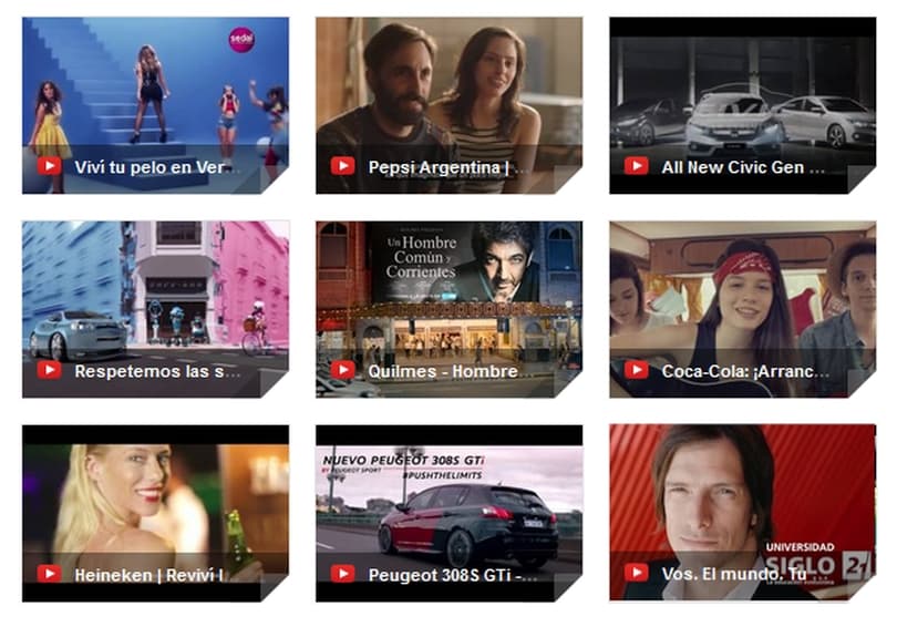 Portada de YouTube Ads Leaderboard: los comerciales más vistos en YouTube Argentina en Enero