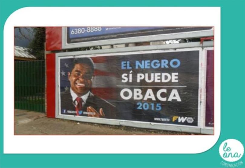 Portada de De la mano de Leona Comunicación "Omar Obaca" empapeló la ciudad