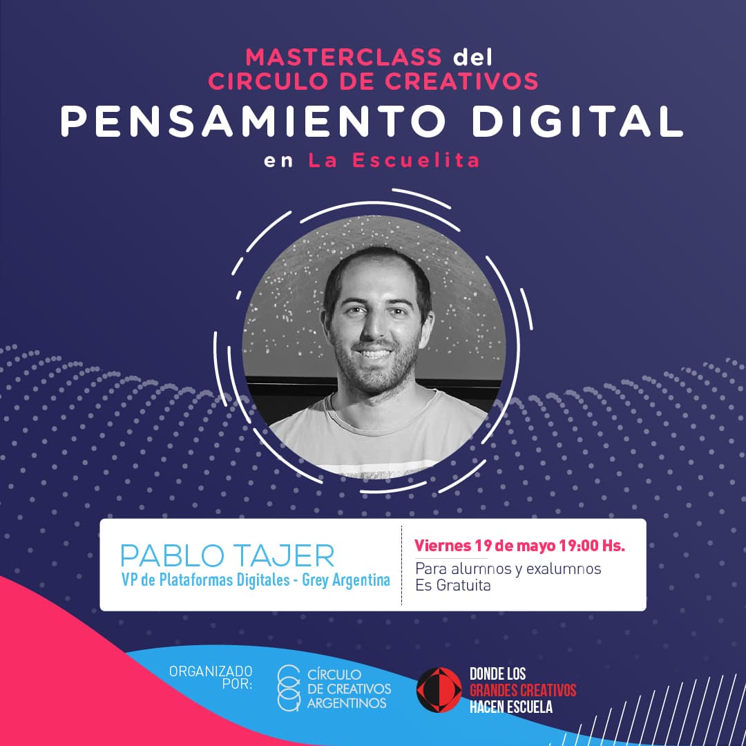 Portada de Masterclass de Pensamiento Digital en la Escuelita