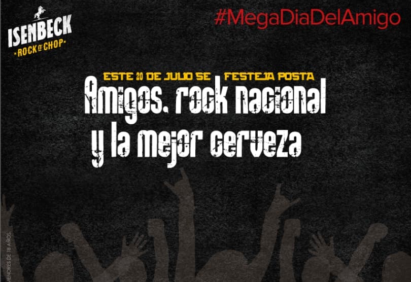 Portada de Isenbeck Rock N Chop y Mega 98.3 invitan a festejar el Día del Amigo