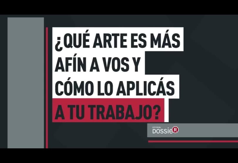 Portada de Dossier Micro Contents: ¿Cual es el arte más afin a vos y cómo lo aplicás en tu trabajo? 