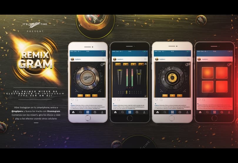 Portada de “Remixgram”, de Wunderman Phantasia para Miller Genuine Draft