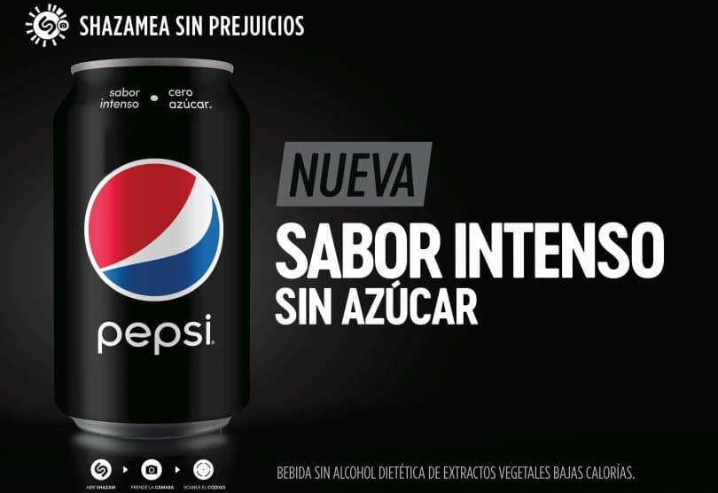 Portada de Pepsi presenta una experiencia de realidad aumentada con Shazam