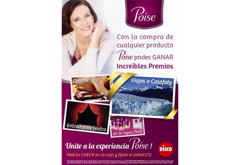 Portada de Nueva promoción de Poise y Cencosud 