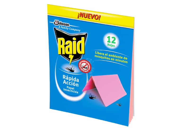 Portada de SC Johnson lanza el nuevo Raid Papel Insecticida