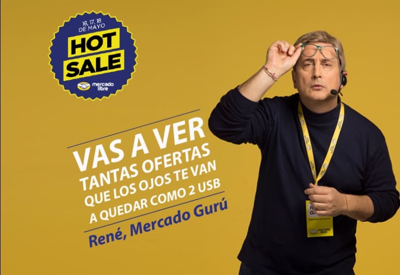 Portada de  René, el gurú de MercadoLibre, protagoniza la campaña de la plataforma para el Hot Sale 