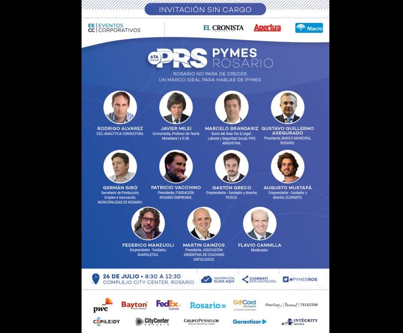 Portada de El Cronista Comercial organiza su 6º Seminario Pymes en Rosario