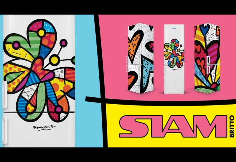 Portada de Fusión tecno-arte en las nuevas heladeras Siam by Romero Britto