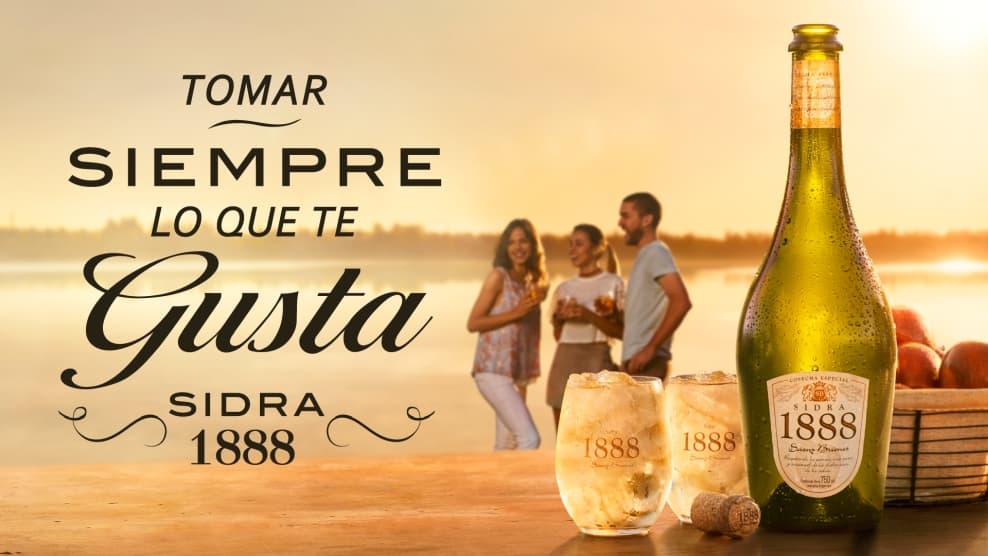 Portada de “Tomar siempre lo que te gusta”, nueva campaña de 1888 creada por 361